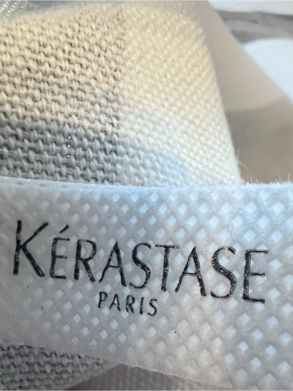 Kérastase Paris Black White Striped Canvas Tote Beach Bag Large - Picture 5 of 7